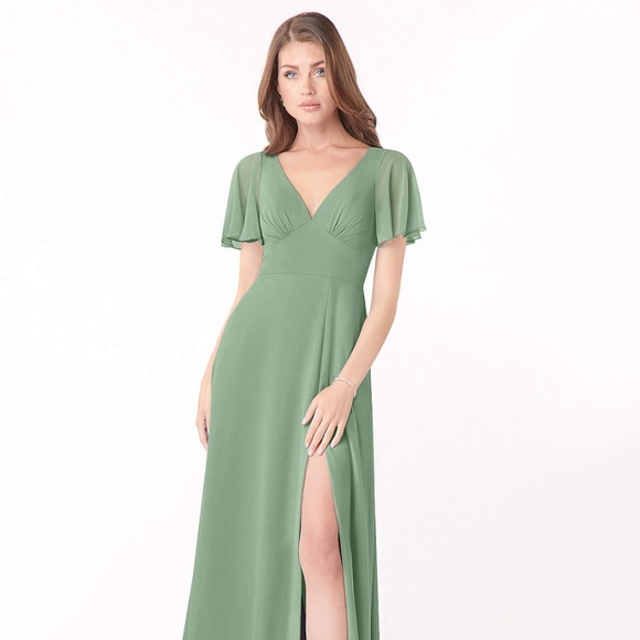 Azazie Dresses & Skirts - NWT Azazie Kimber dress in Matcha size A12